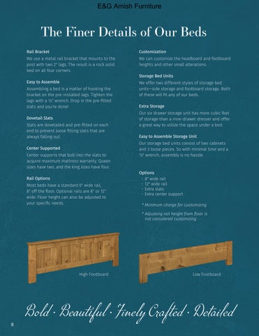 E & G Amish Furniture 家具目录 · 2023 Sunrise Cabinets 第 8 页
