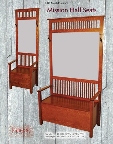 E & G Amish Furniture 家具目录 · Farmside 家具 第 11 页