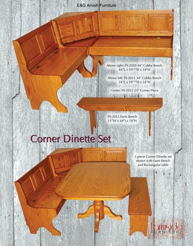E & G Amish Furniture 家具目录 · Farmside 家具 第 21 页