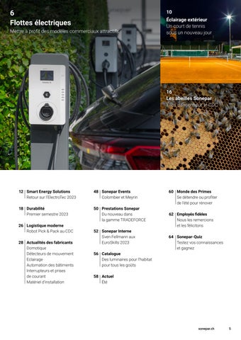 Sonepar Suisse 灯饰目录 · Sonepar I Journal 2/23 ( 法文 ) 第 5 页