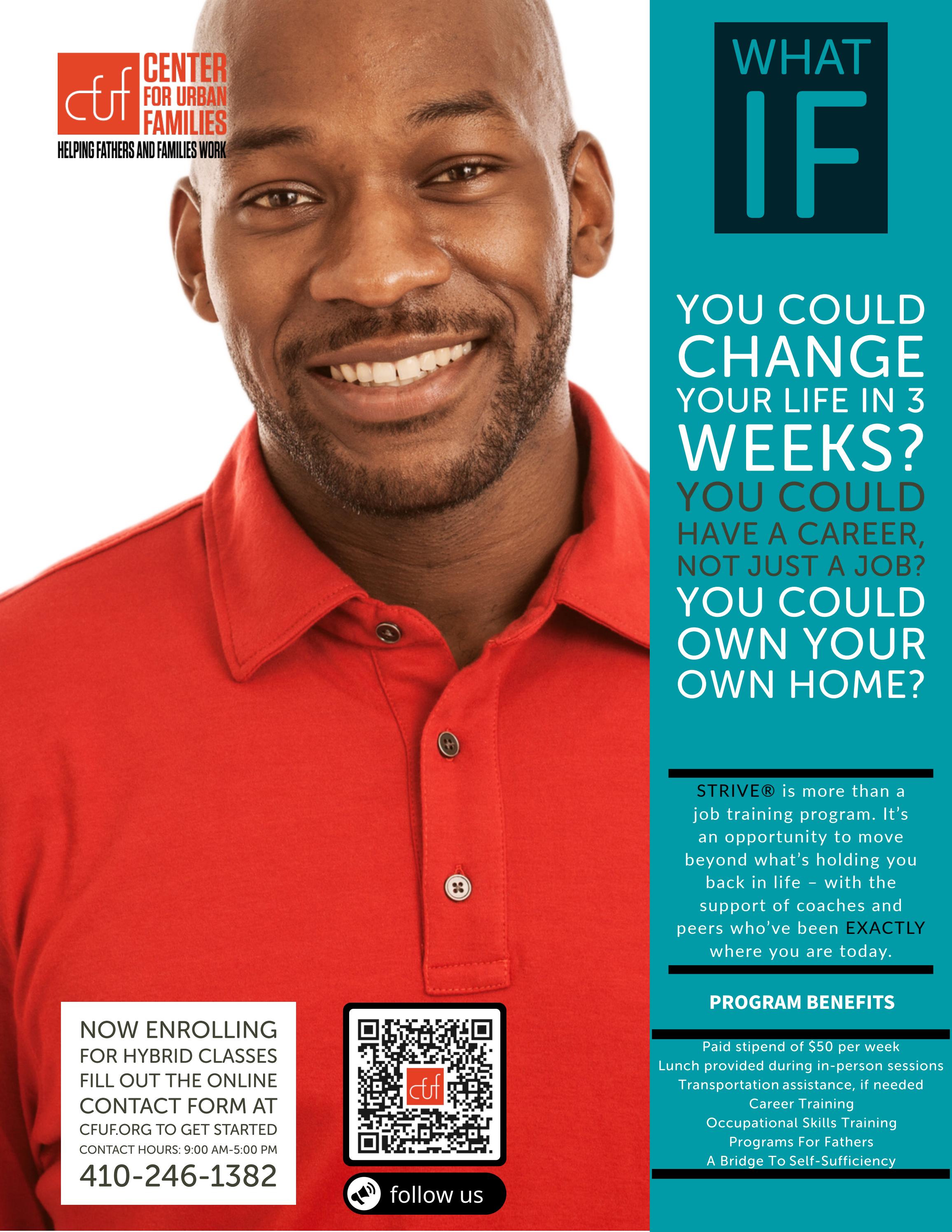 CFUF STRIVE® Flyer by Center for Urban Families - Issuu