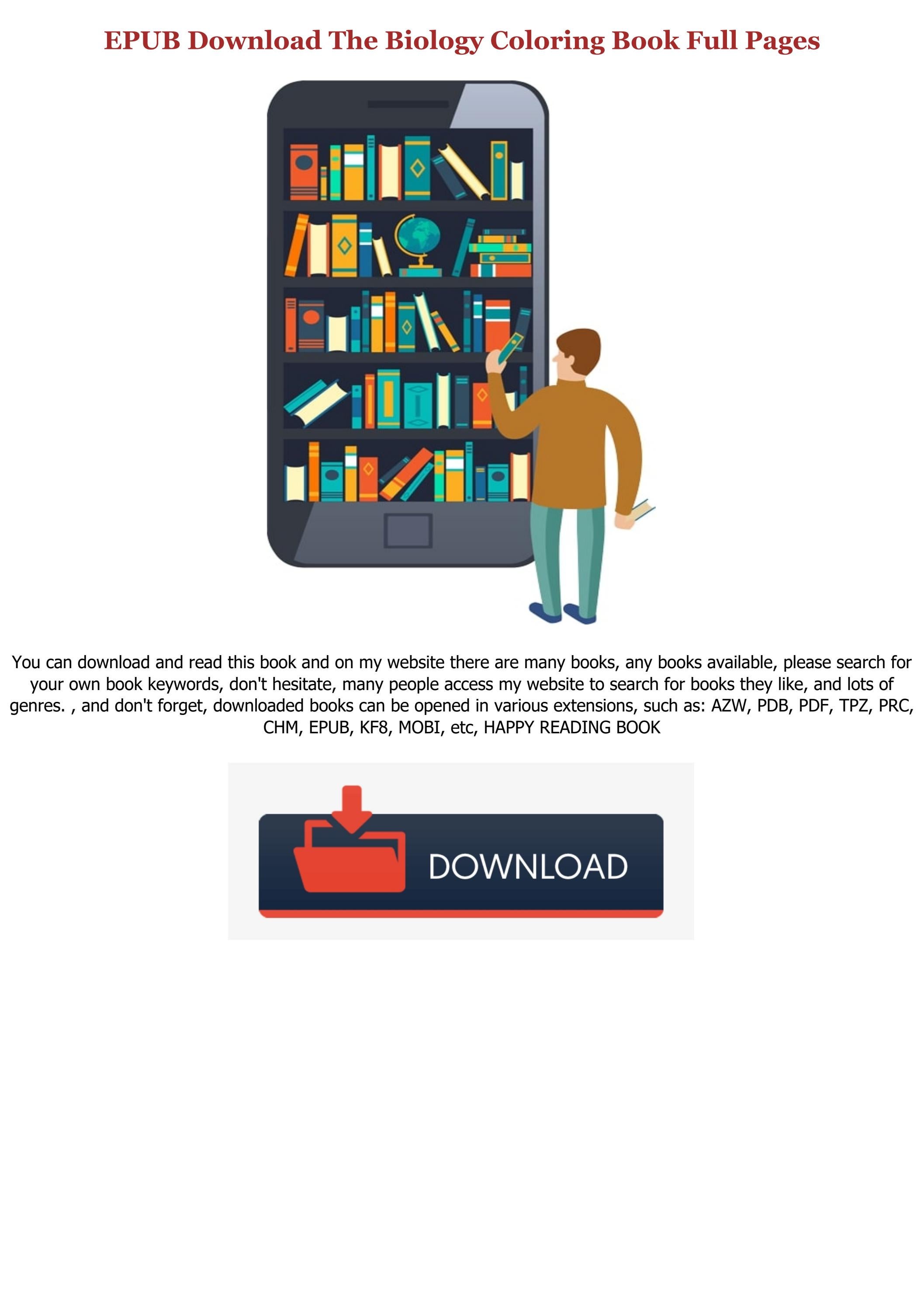 !$PDF ~*EPub The Biology Coloring Book Full AudioBook by