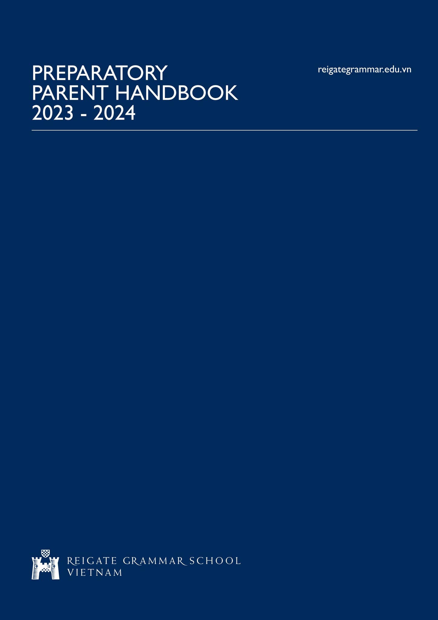Prep Parents Handbook 2023-2024 by rgs.vn - Issuu