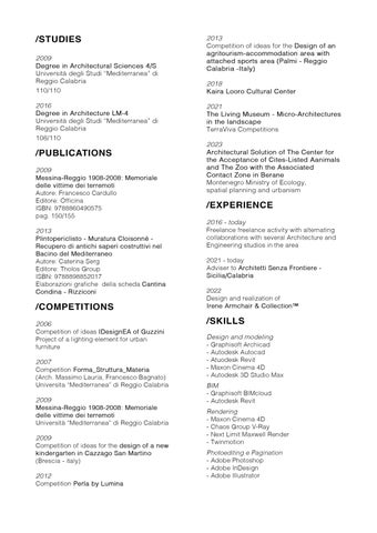 Arch. Carmine Gioffré - Portfolio 2023 第 3 页