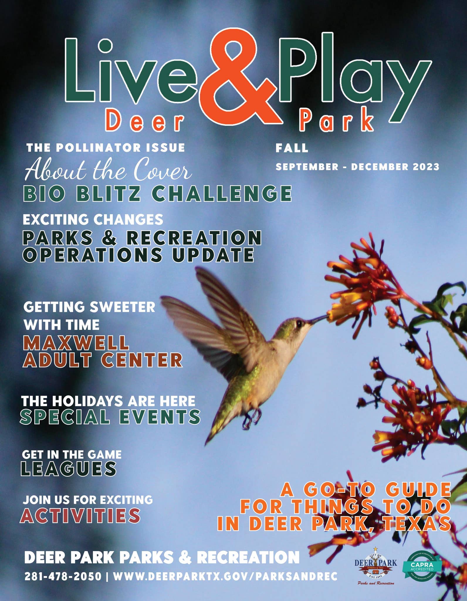 2023 Fall Live & Play Brochure by Deer Park Parks and Recreation - Issuu