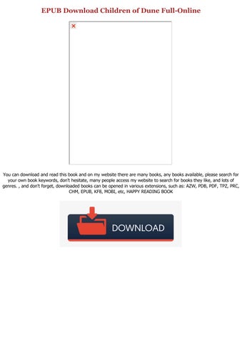 Download !PDF Children Of Dune Full PDF By Finantafinanta - Issuu