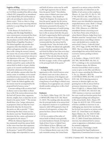 The Arkansas Lawyer 夏季 2023 第 23 页
