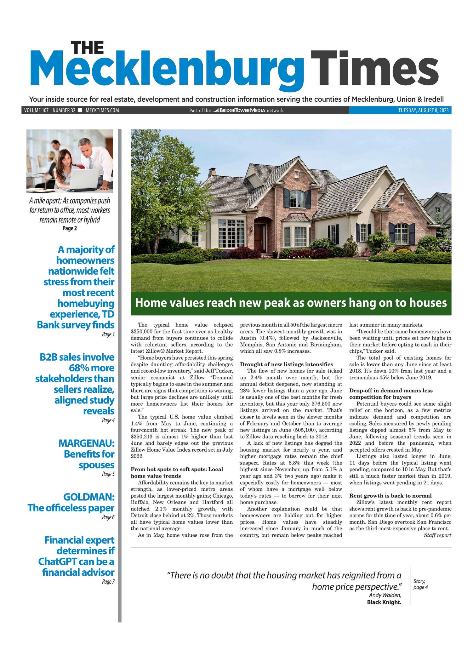 The Mecklenburg Times August 8, 2023 by SC Biz News - Issuu