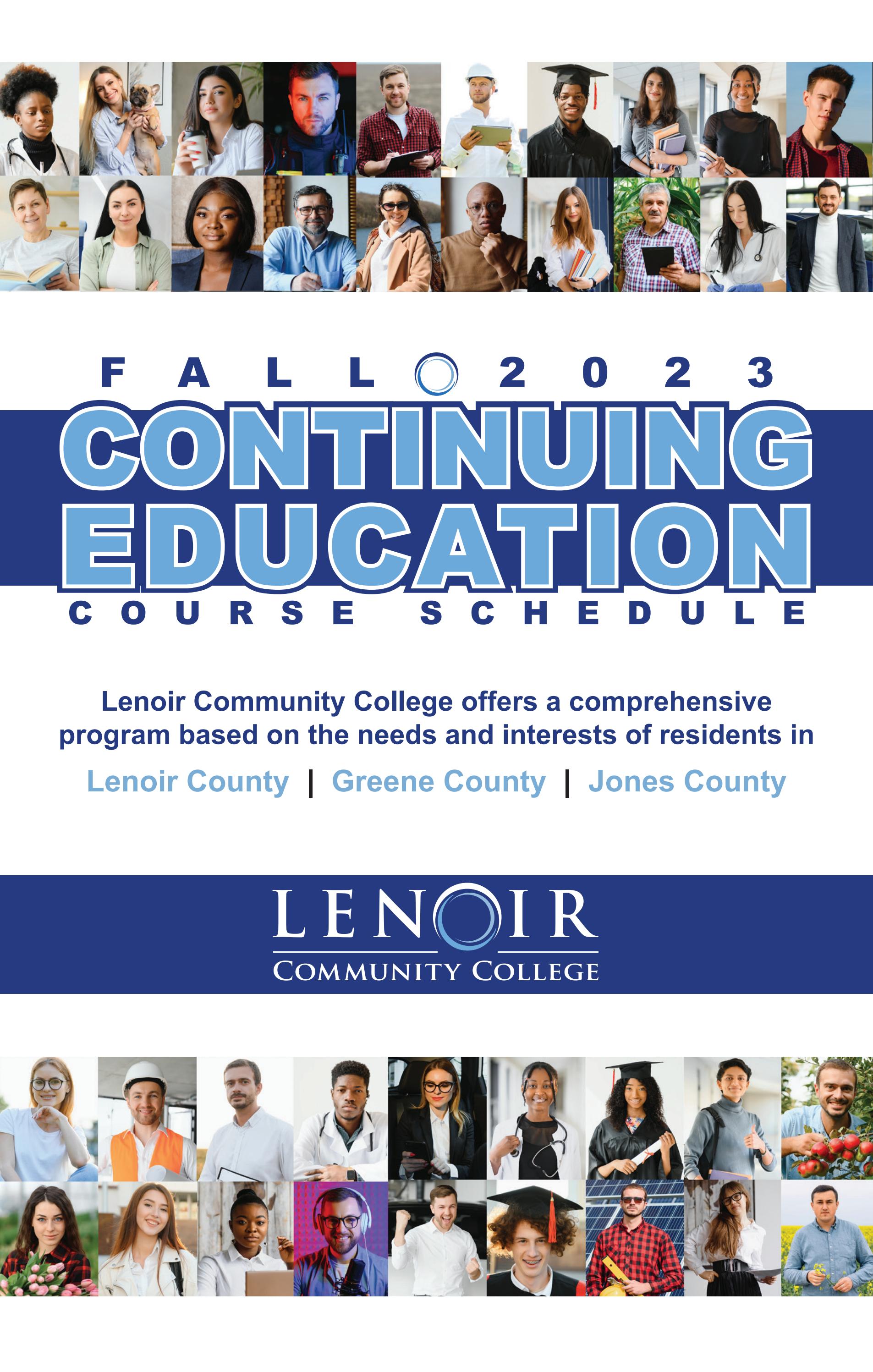 Continuing Education Course Schedule by Lenoir Community College - Issuu