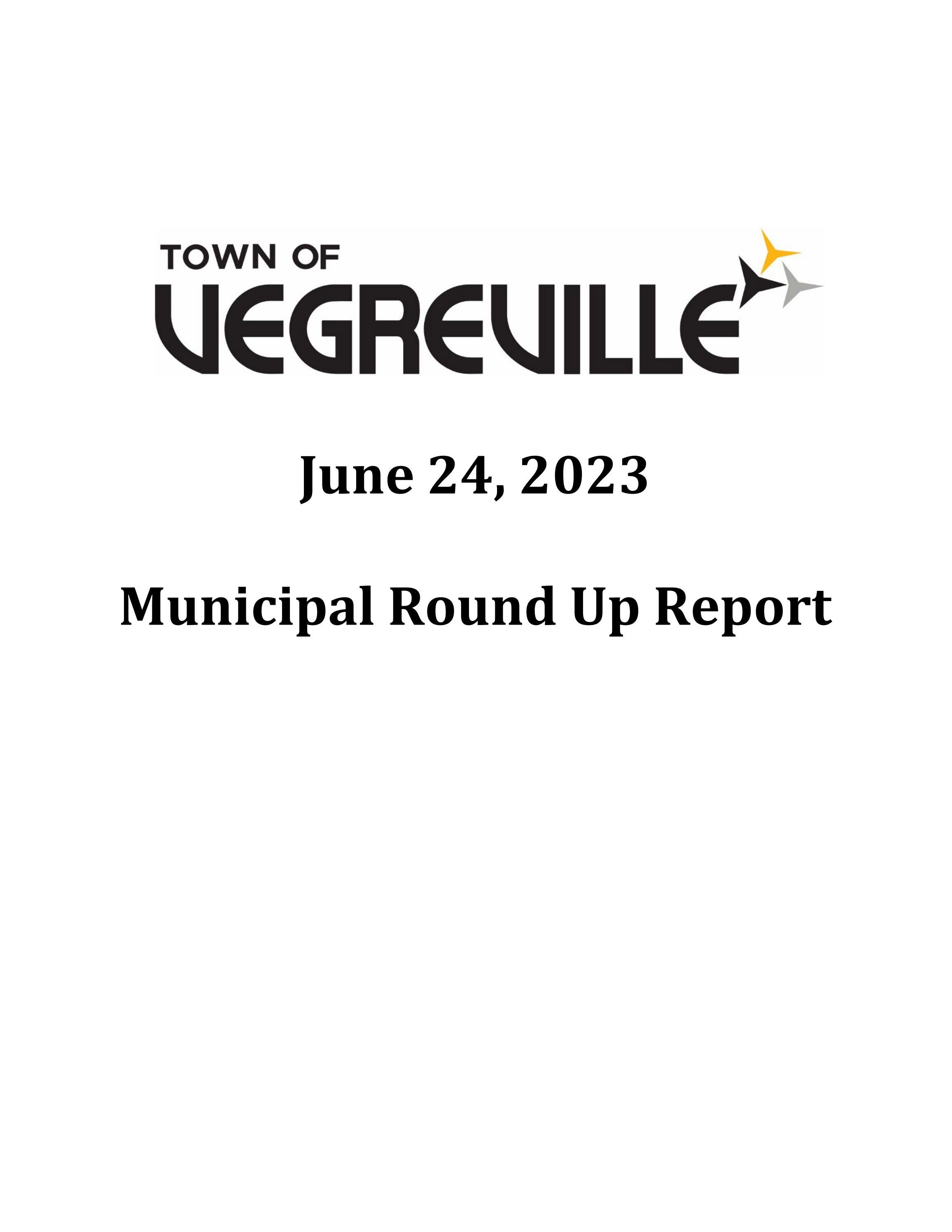 2023 Municipal Round Up Report by Town of Vegreville - Issuu