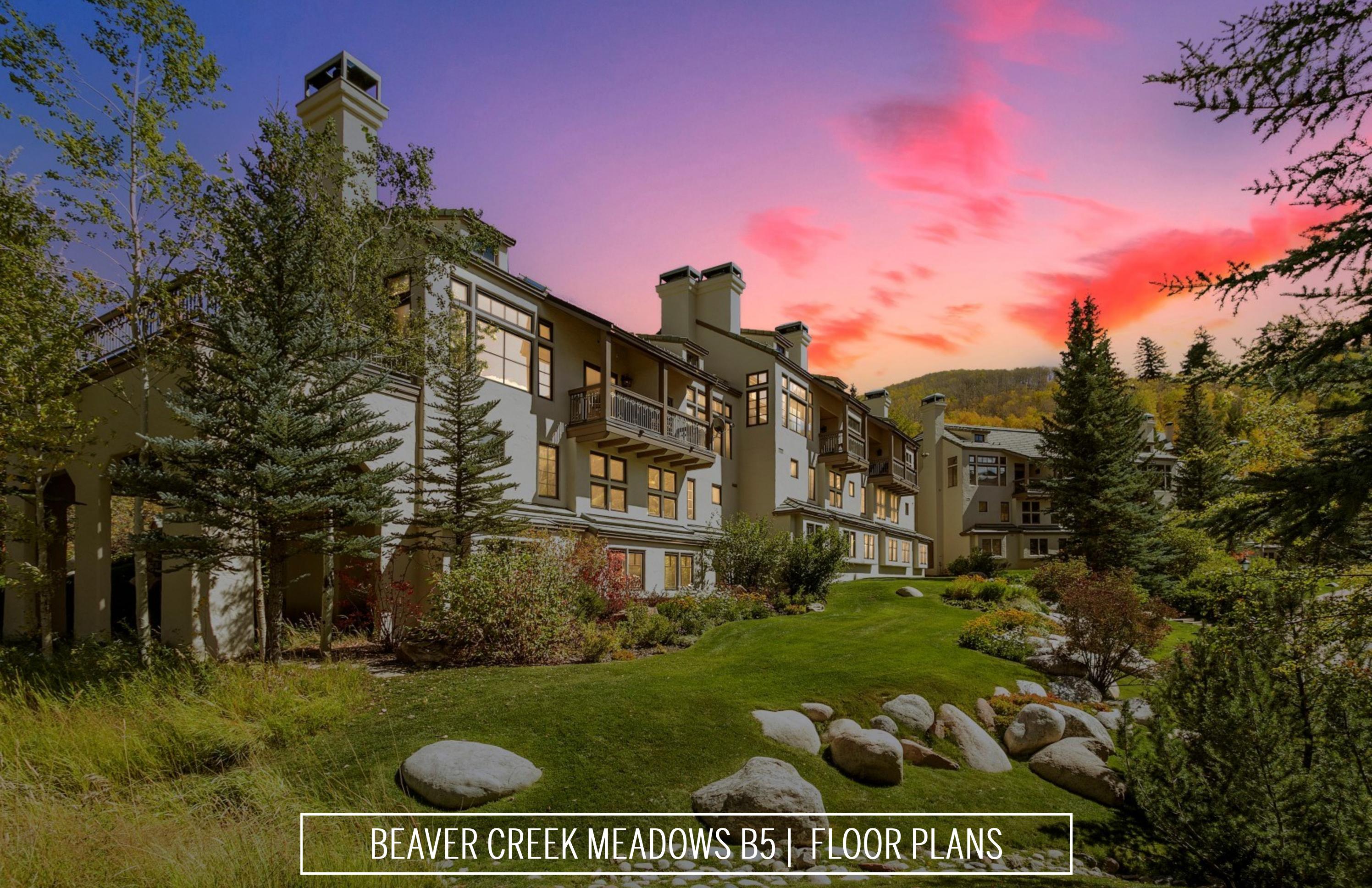 Beaver Creek Meadows B5 Beaver Creek, Colorado Floor Plans by David