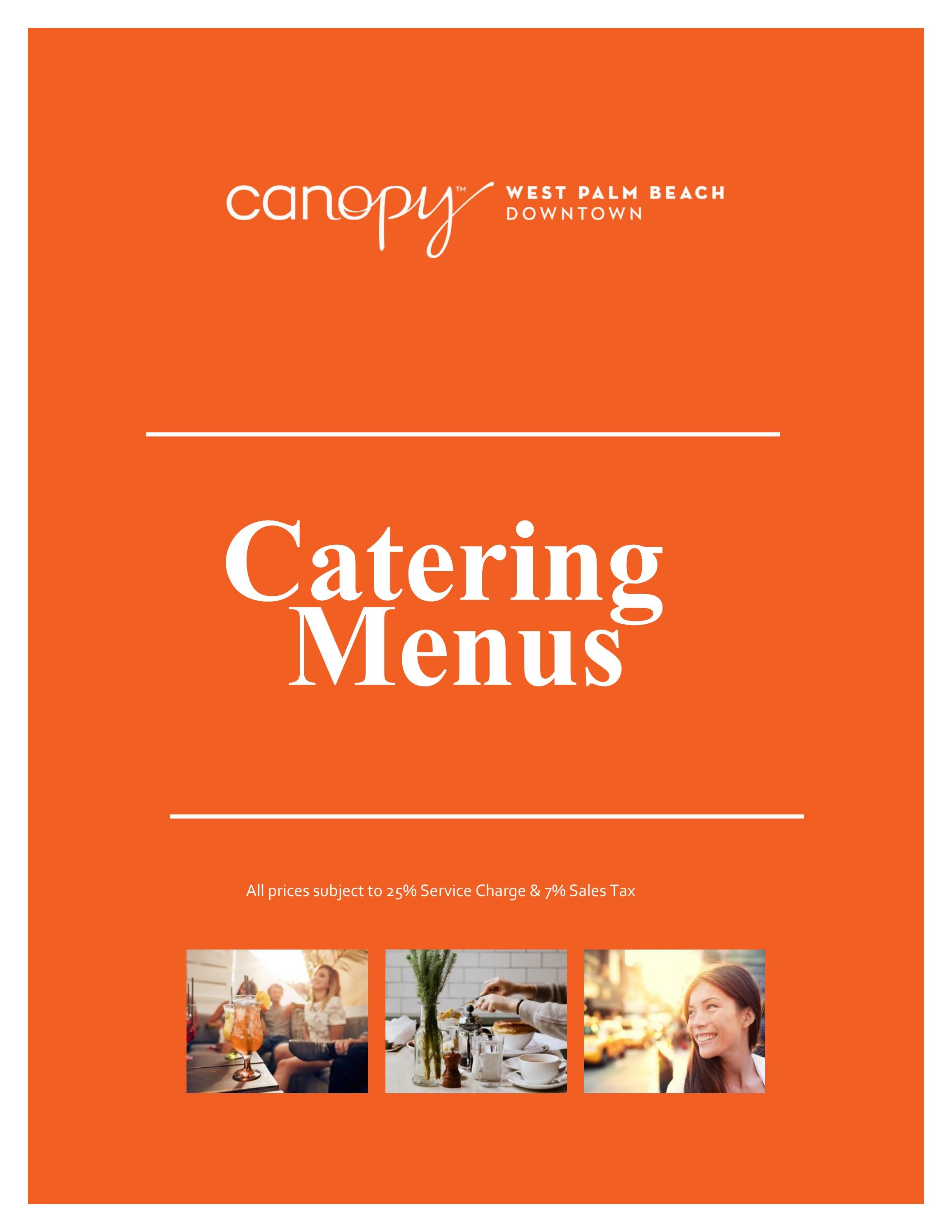 Catering Menus by Canopy By Hilton Issuu