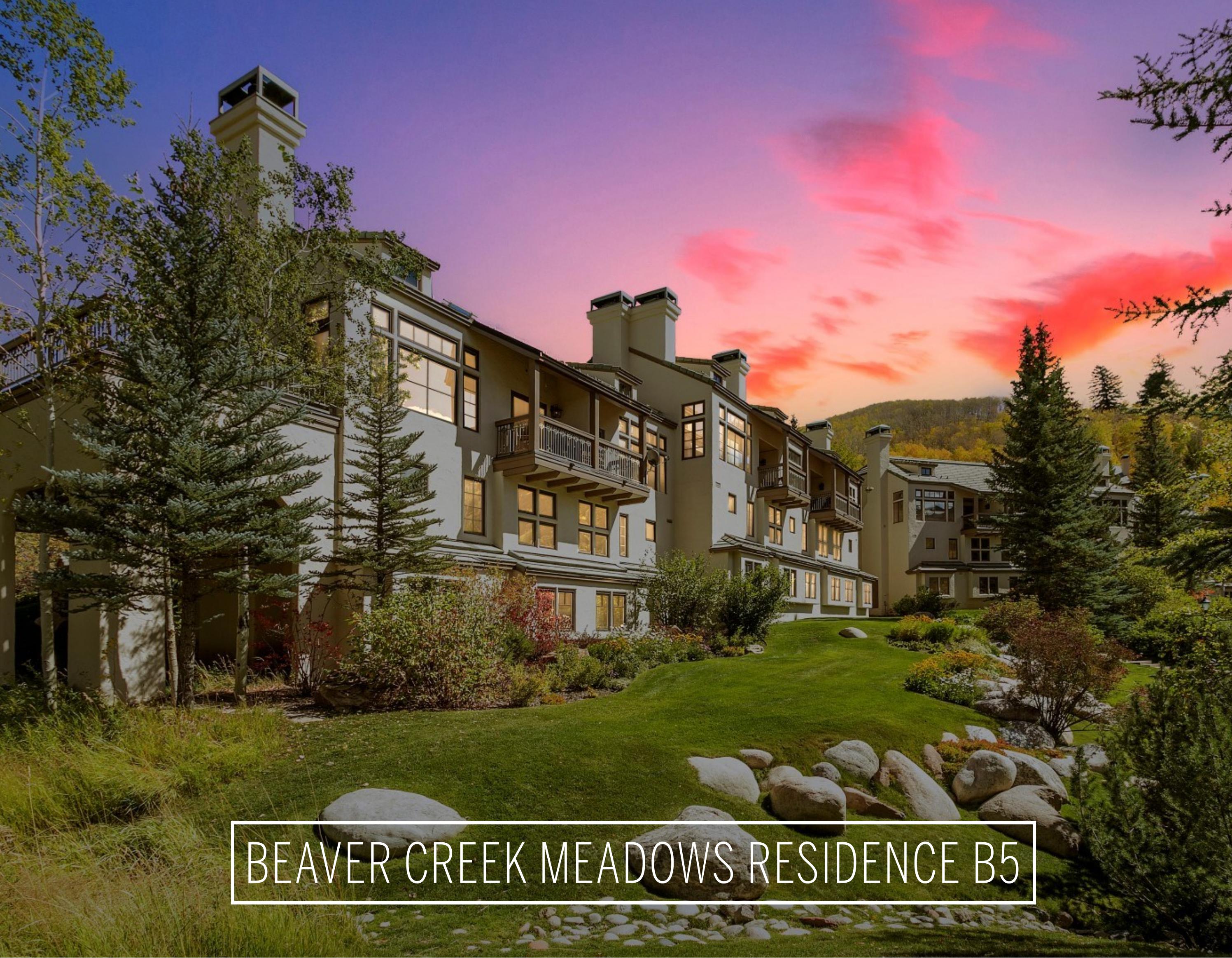 Beaver Creek Meadows Residence B5 Beaver Creek, Colorado Vail Board