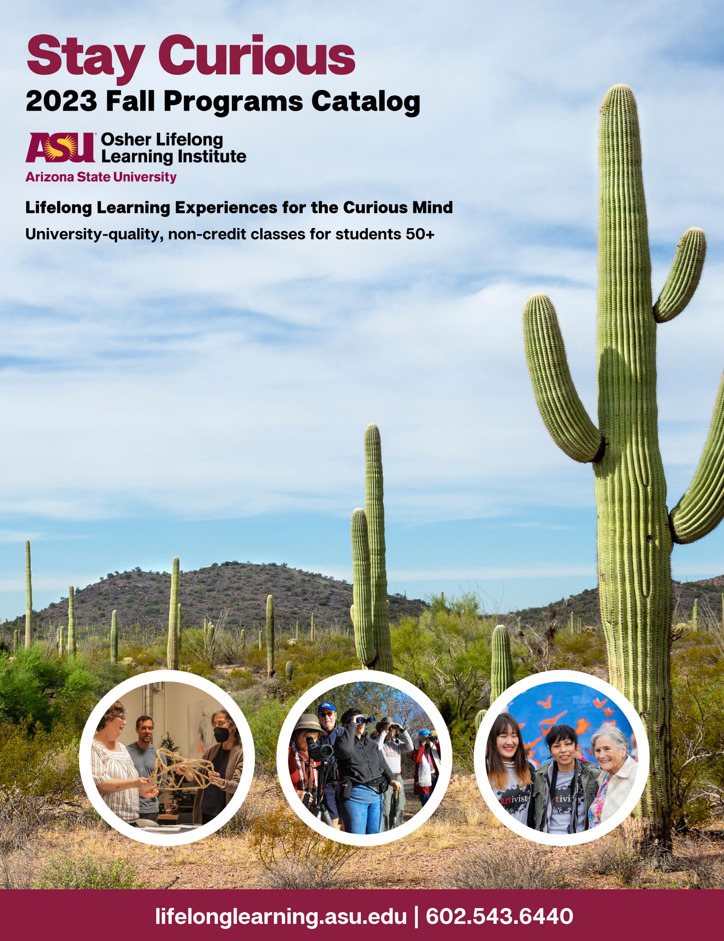 Fall 2023 Catalog by OLLI at ASU Issuu