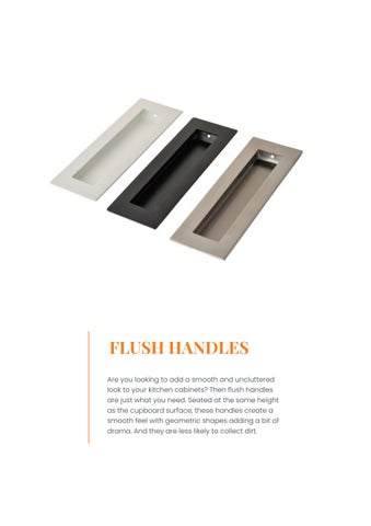Benzoville 家具目录 · 指南 to Buying 家具 Handles and Knobs 第 16 页