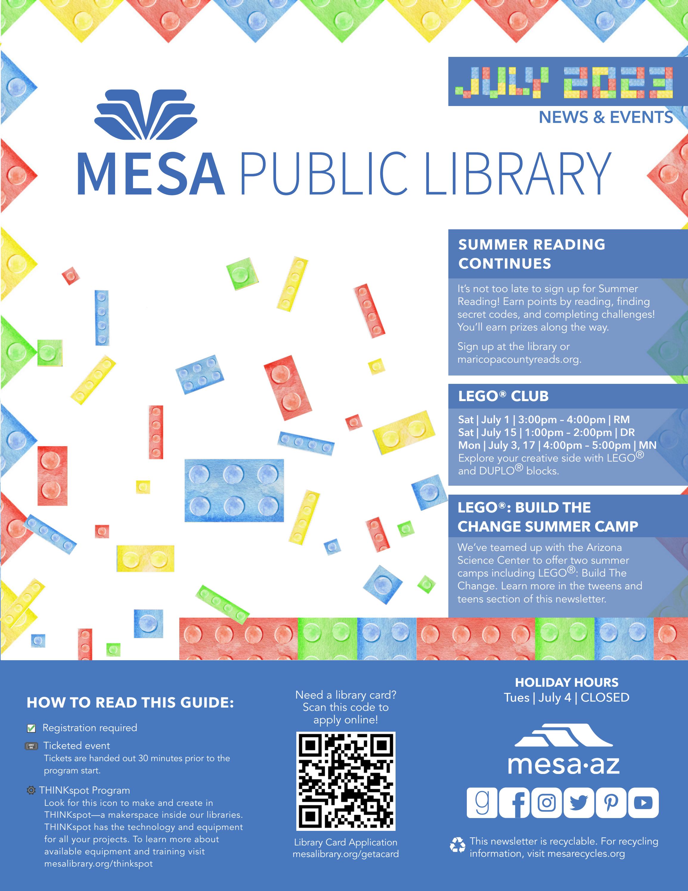 Mesa Public Library July 2023 Newsletter by City of Mesa, AZ Issuu