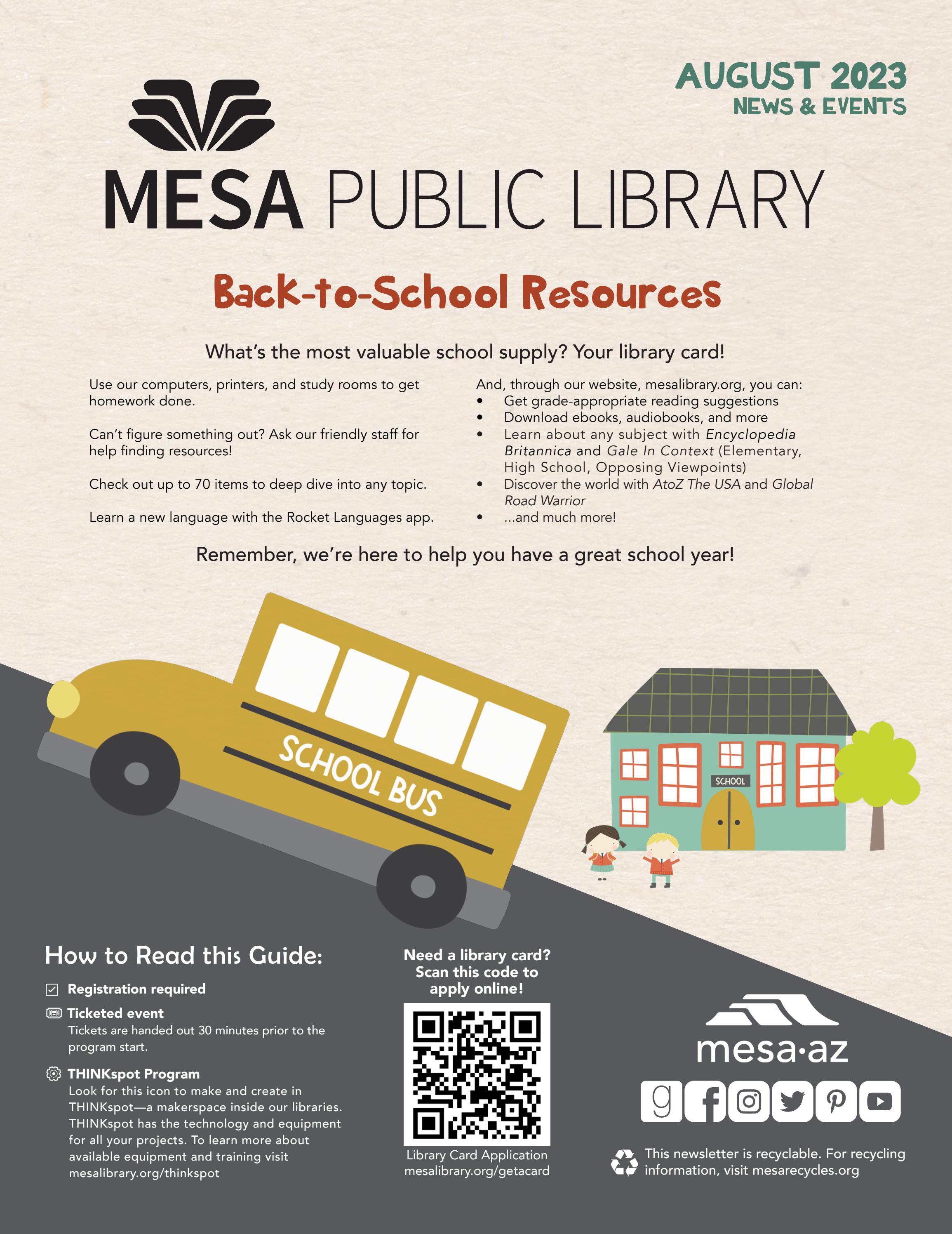 Mesa Public Library August 2023 Newsletter by City of Mesa, AZ Issuu