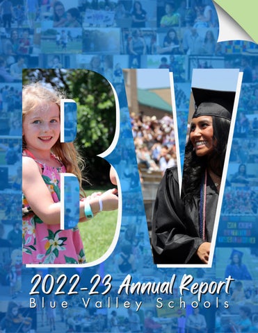 Cover of "2022-23 Blue Valley Annual Report"