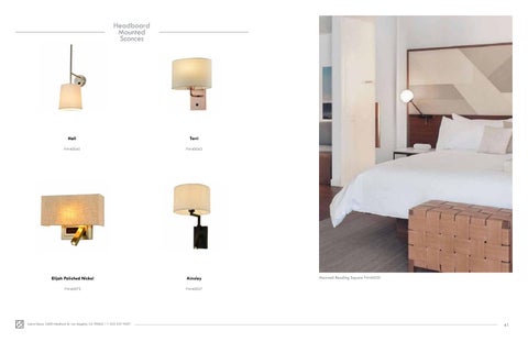 Lusive Lighting Monarch 灯饰目录 - 工程 × Guestroom 第 21 页