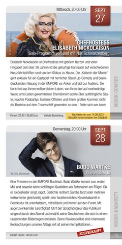 Programmheft Empore - bis Dezember 2023 第 13 页