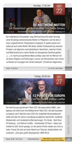 Programmheft Empore - bis Dezember 2023 第 23 页