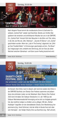Programmheft Empore - bis Dezember 2023 第 24 页