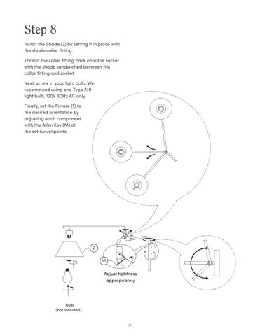 nathanjameshome 灯饰目录 · Kai 壁灯 Instruction Sheet 第 21 页