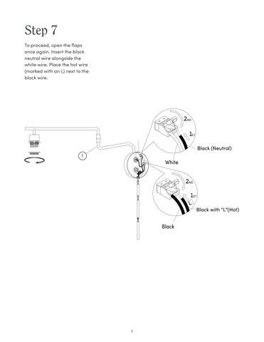 nathanjameshome 灯饰目录 · Kai 壁灯 Instruction Sheet 第 9 页
