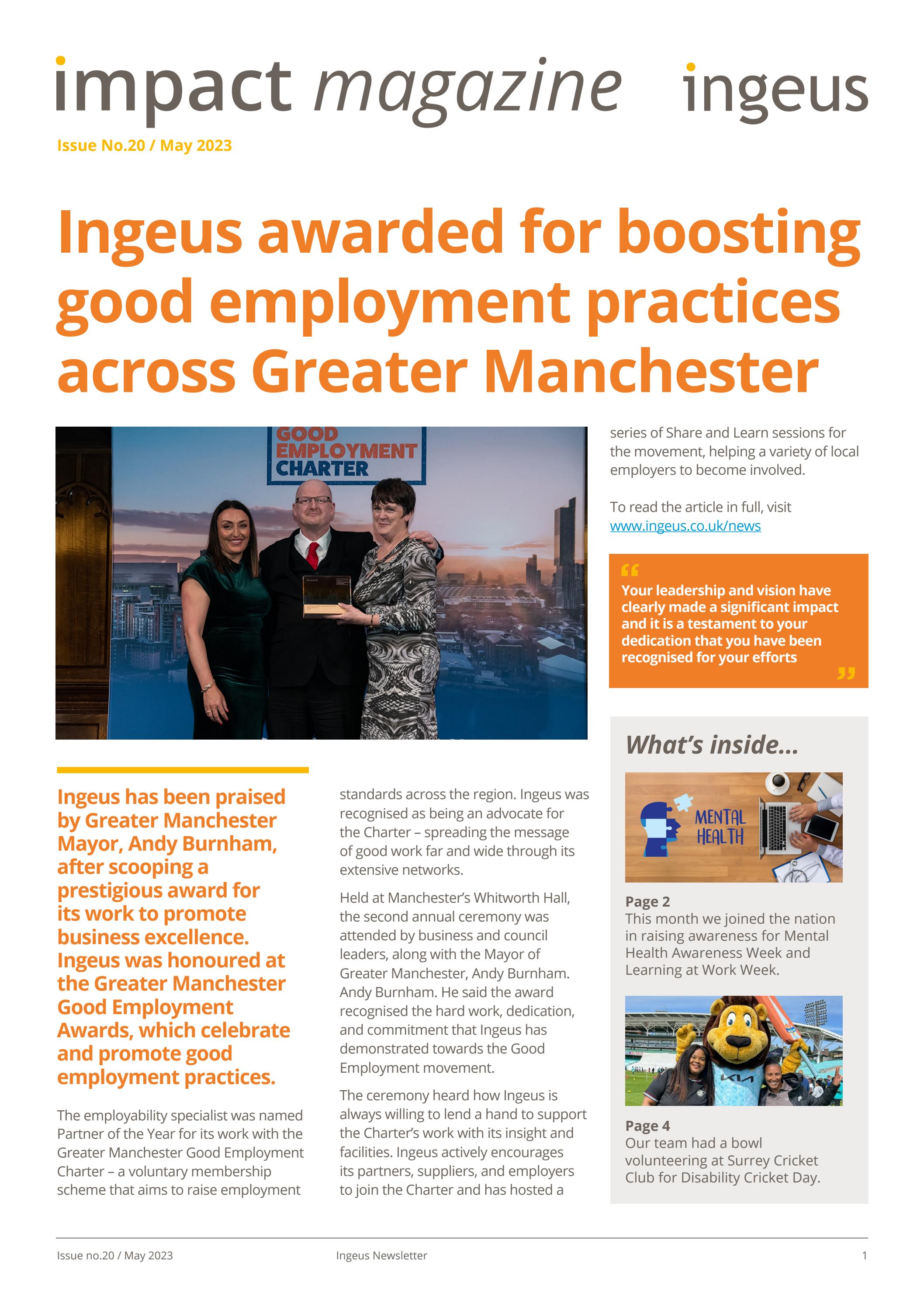 Impact Newsletter - May 2023 by IngeusUK - Issuu