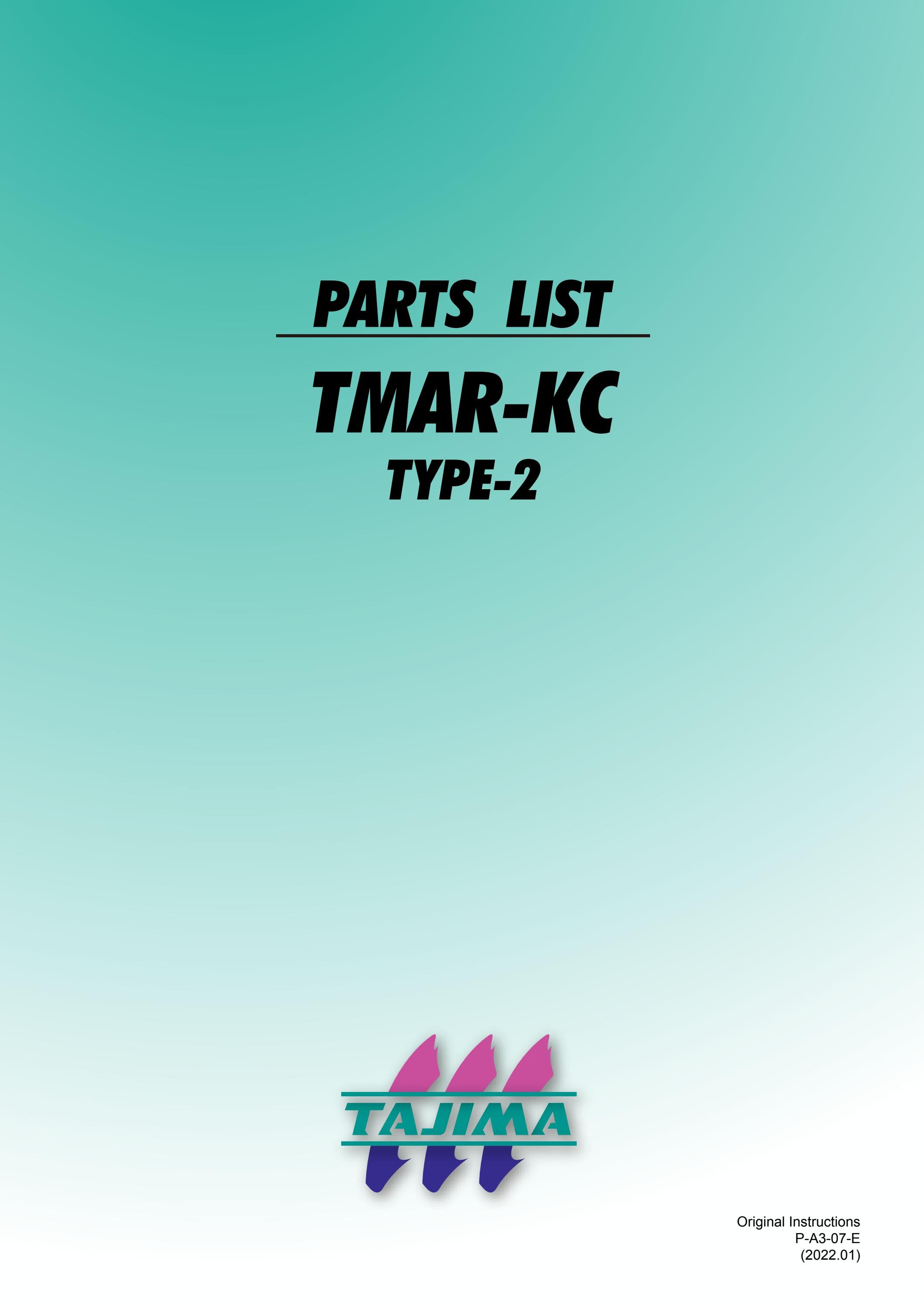 Tajima TMARKC TYPE 2 Parts List by AJS Embroidery Services Limited Issuu