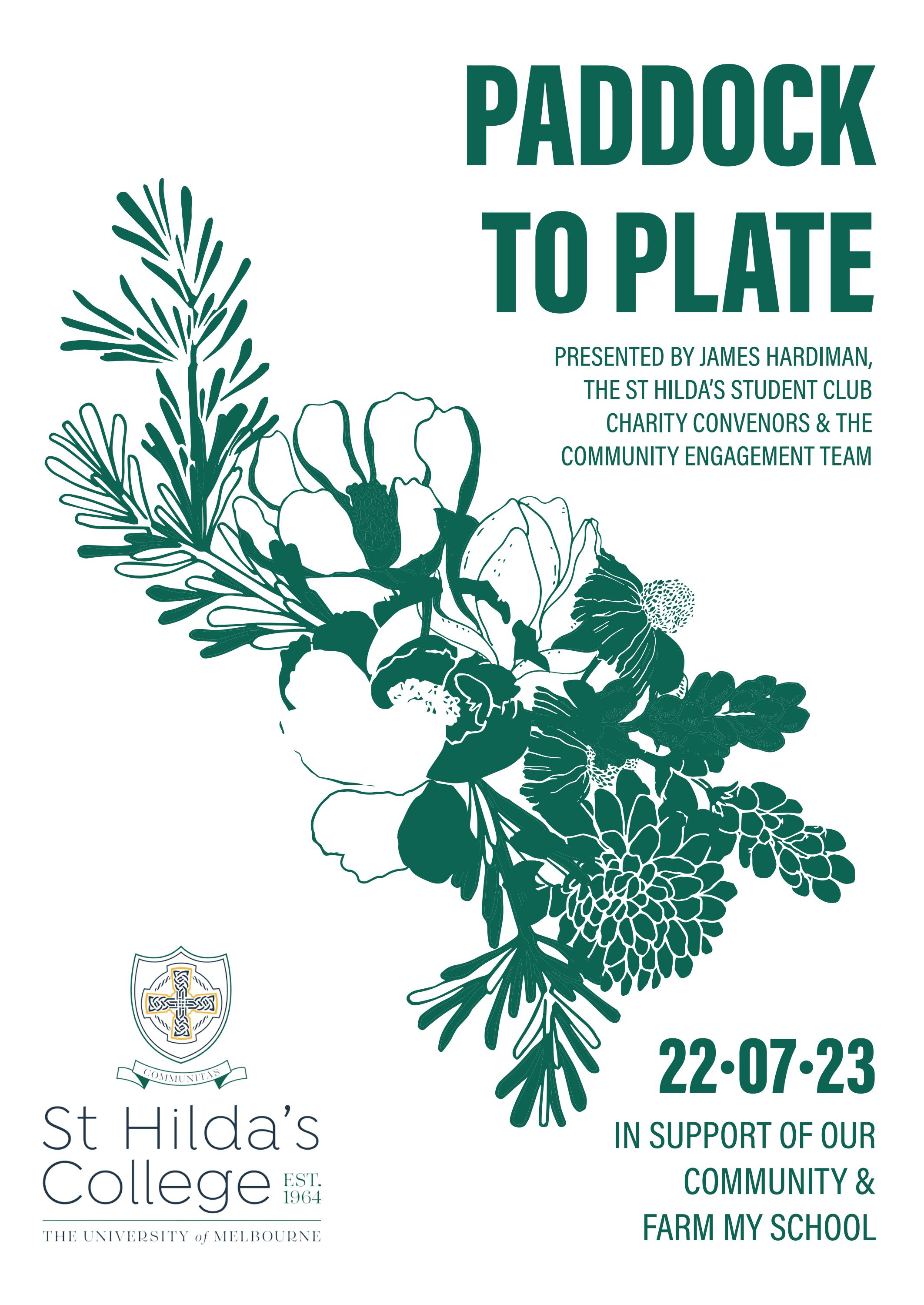 Paddock to Plate 2023 by St Hilda's College Issuu