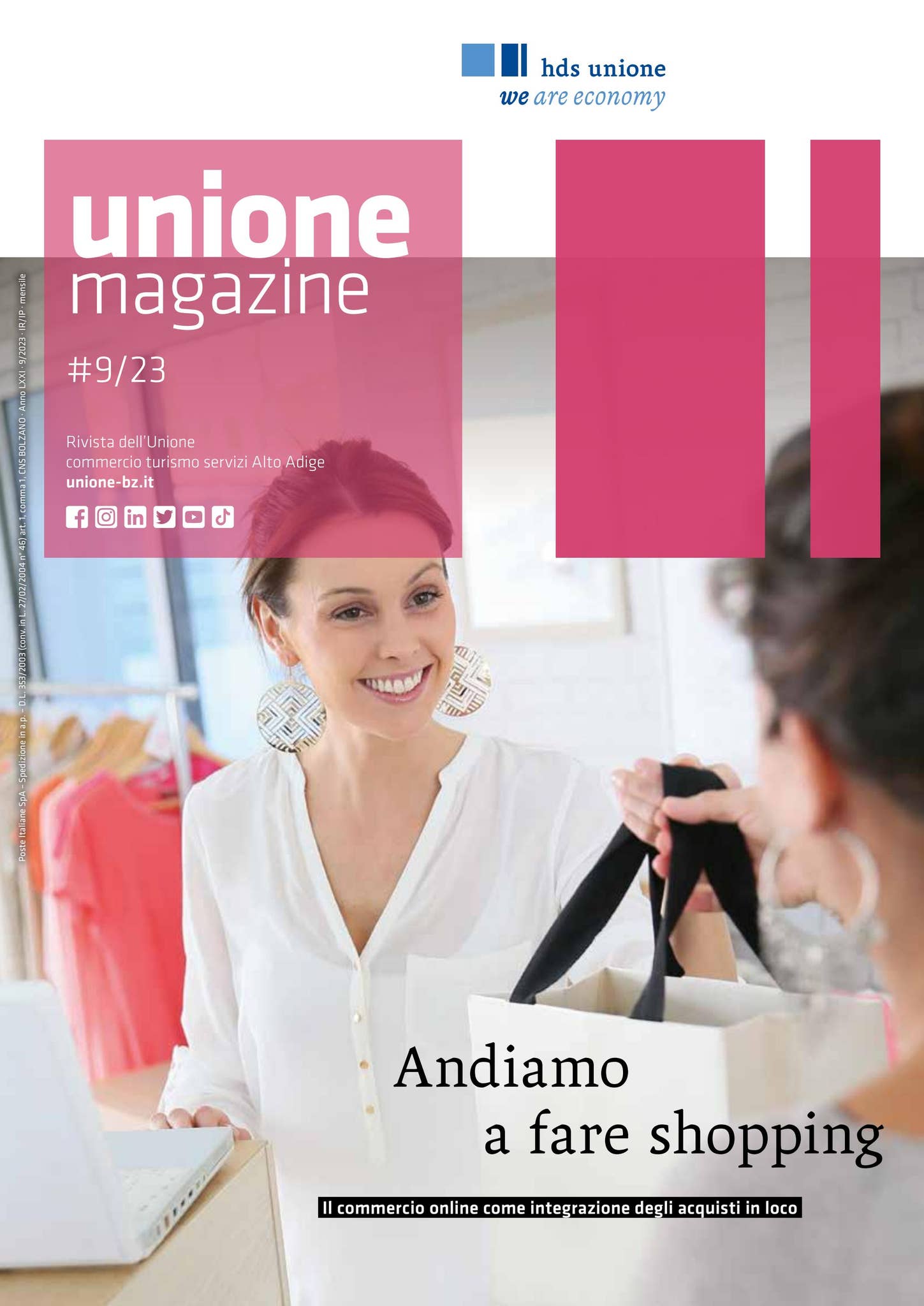 Unione magazine #9/23: Andiamo a fare shopping by hds unione - Issuu, image size:1449x2048