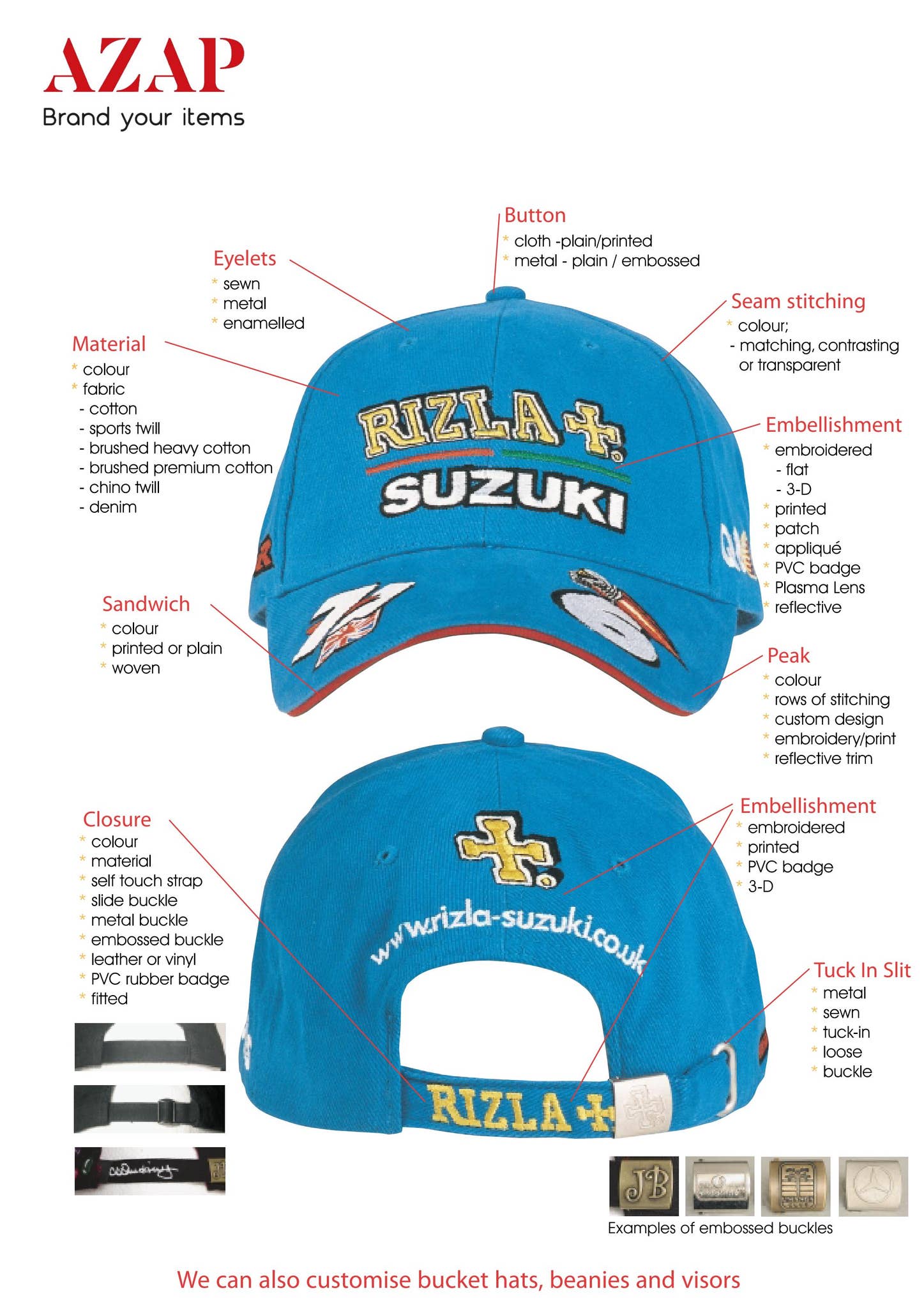 Technical file Caps by azapbrand - Issuu