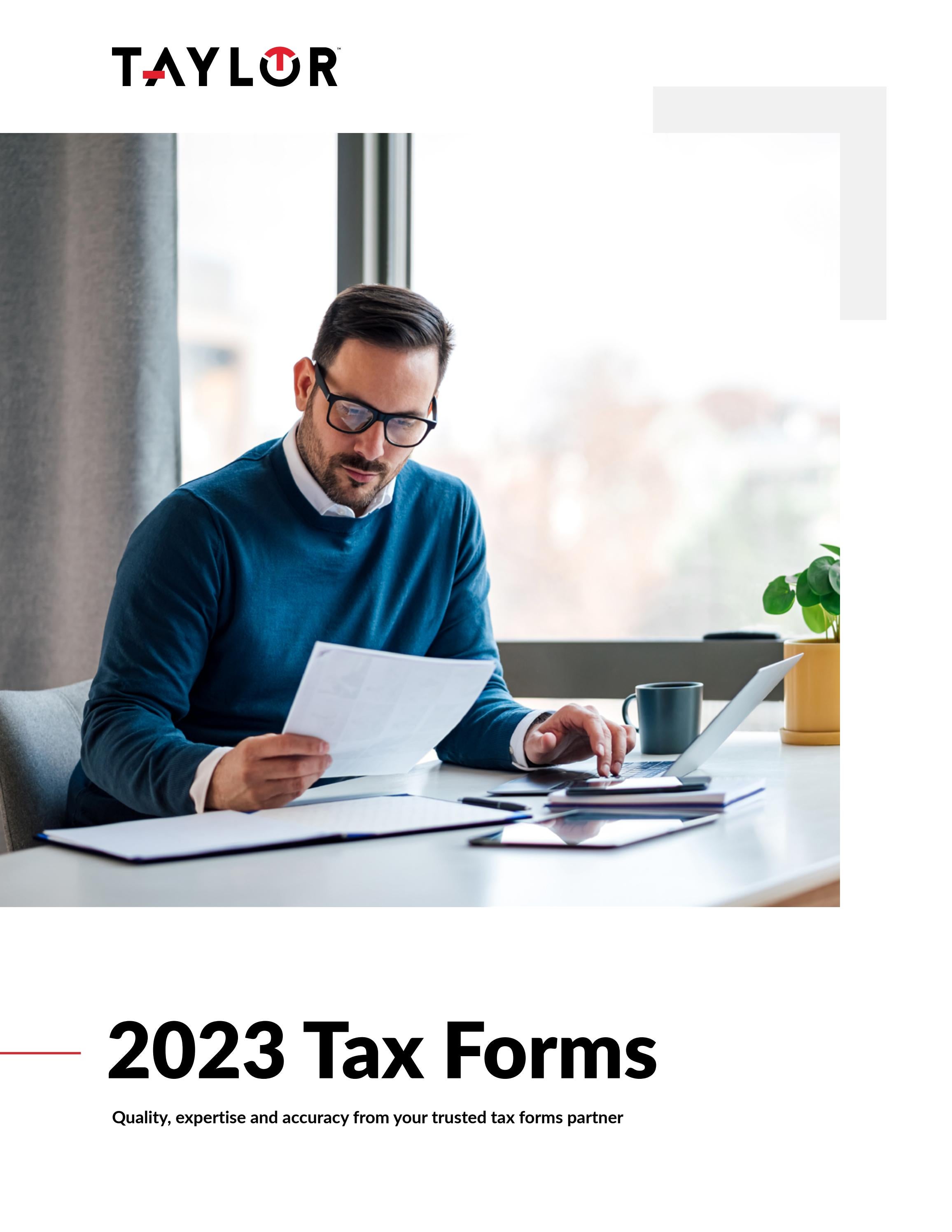 2023 Tax Forms Catalog by Taylor Issuu