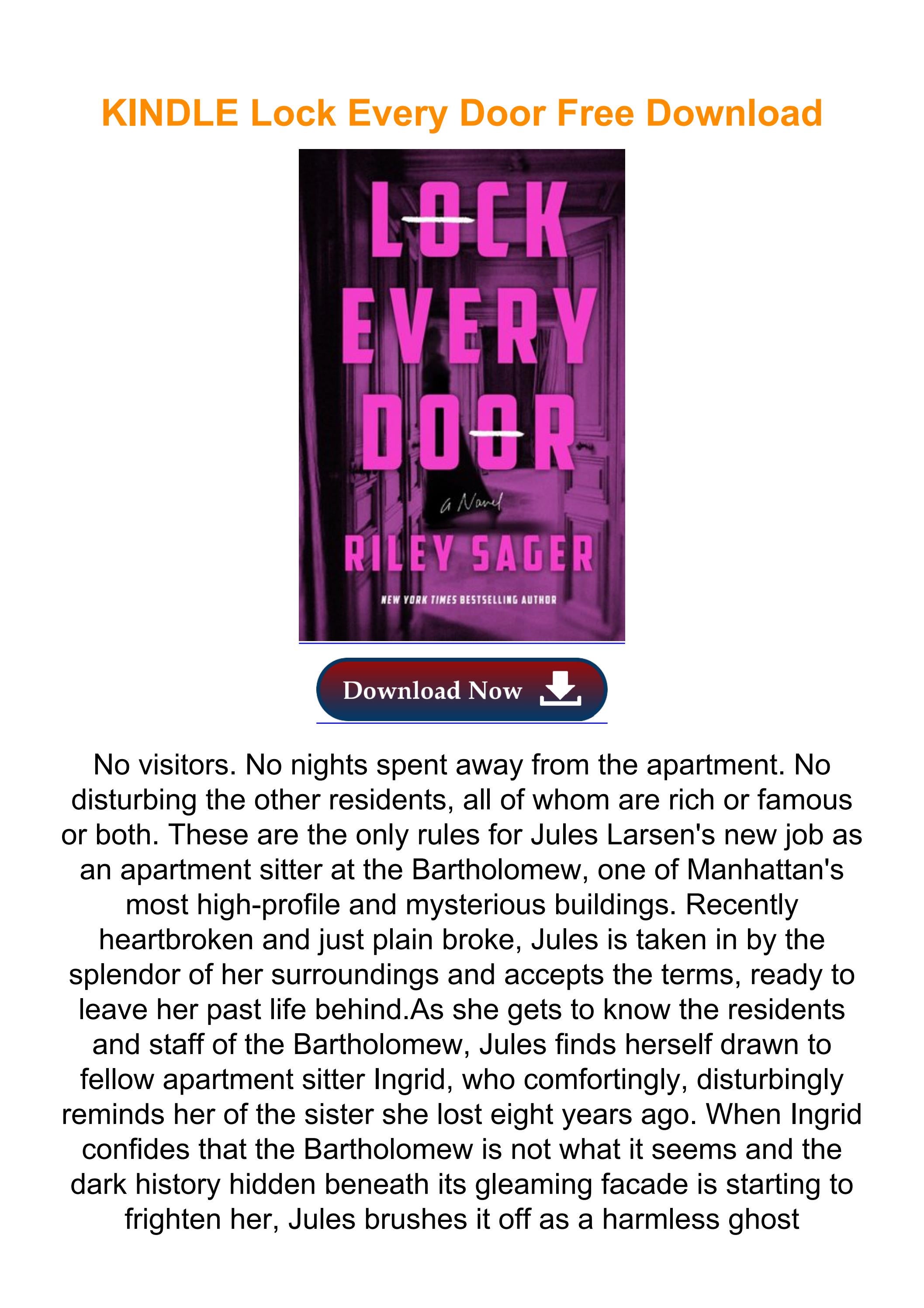 KINDLE Lock Every Door Free Download by lokijuloka Issuu