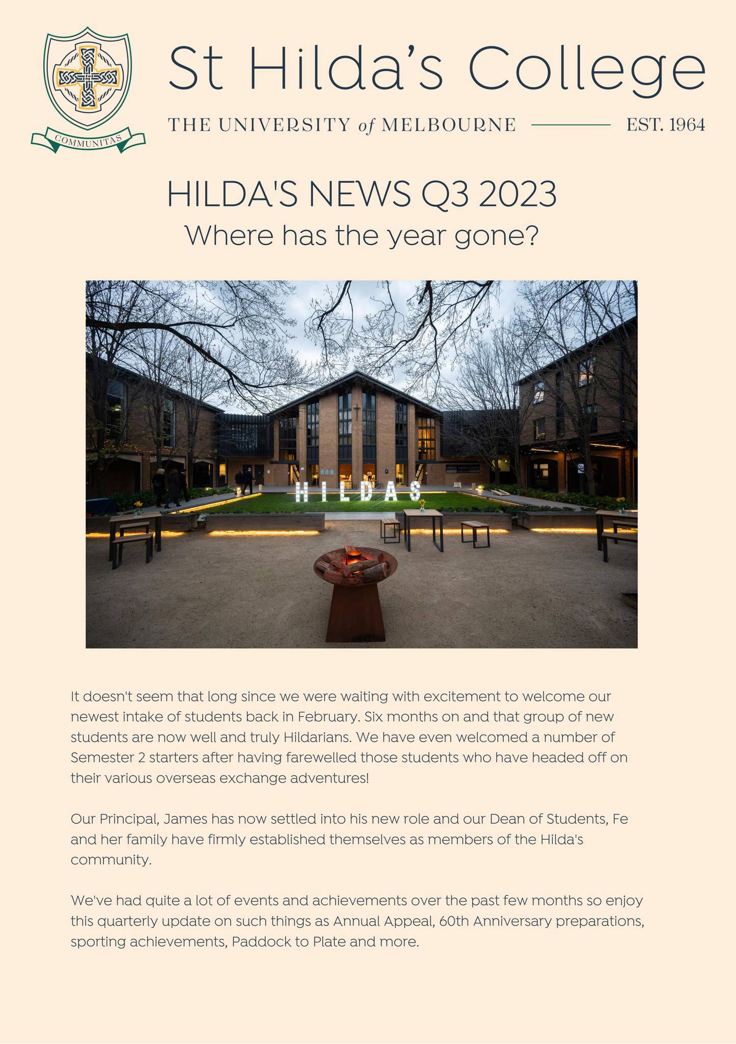 St Hilda's College Q3 Newsletter by St Hilda's College Issuu