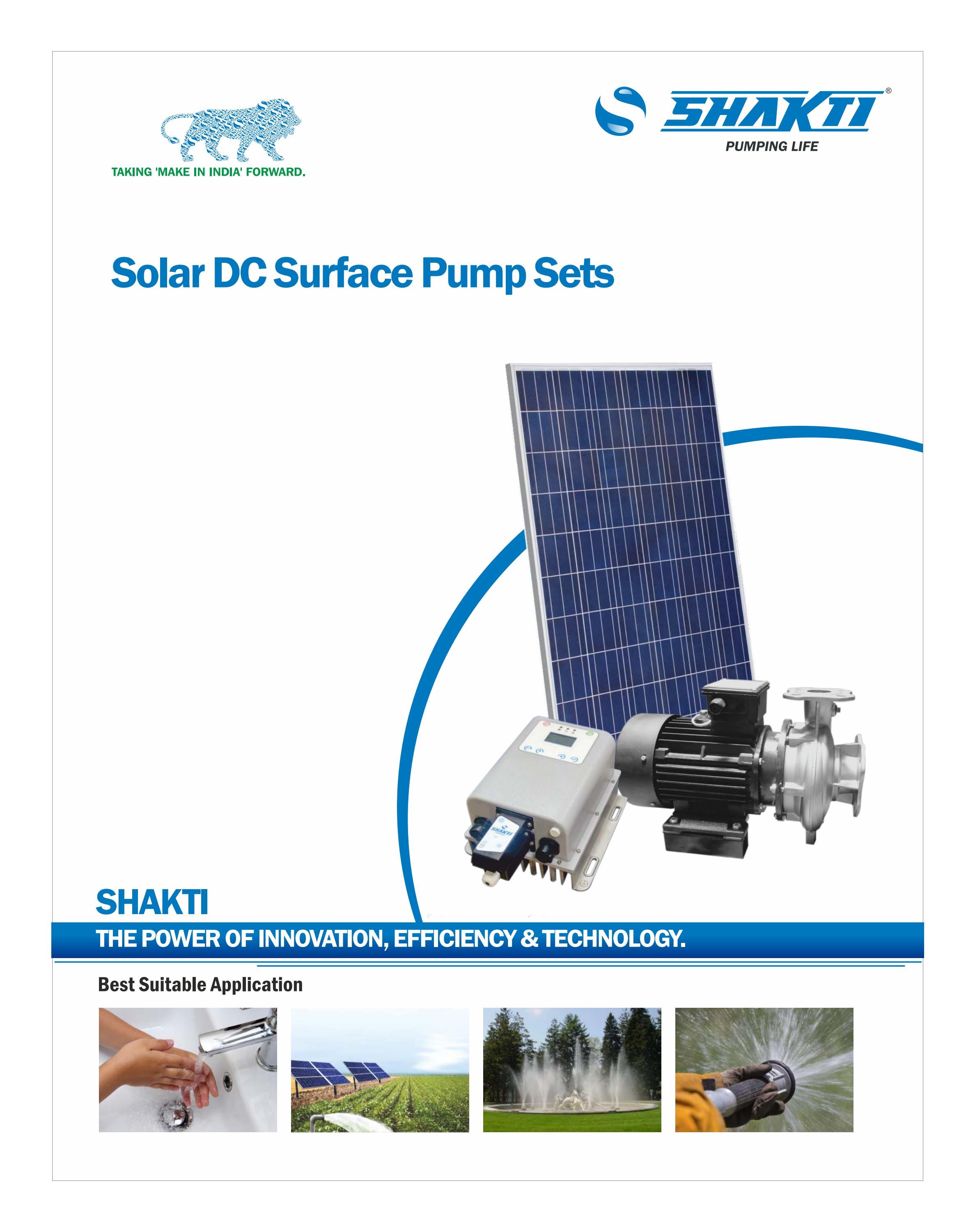 Shakti Solar Water Pumps | Solar Controller and Panels - Shakti Pumps by  anuprabhat - Issuu