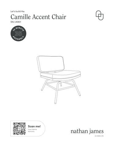 Cover of "Camille Accent Chair Instruction Sheet"