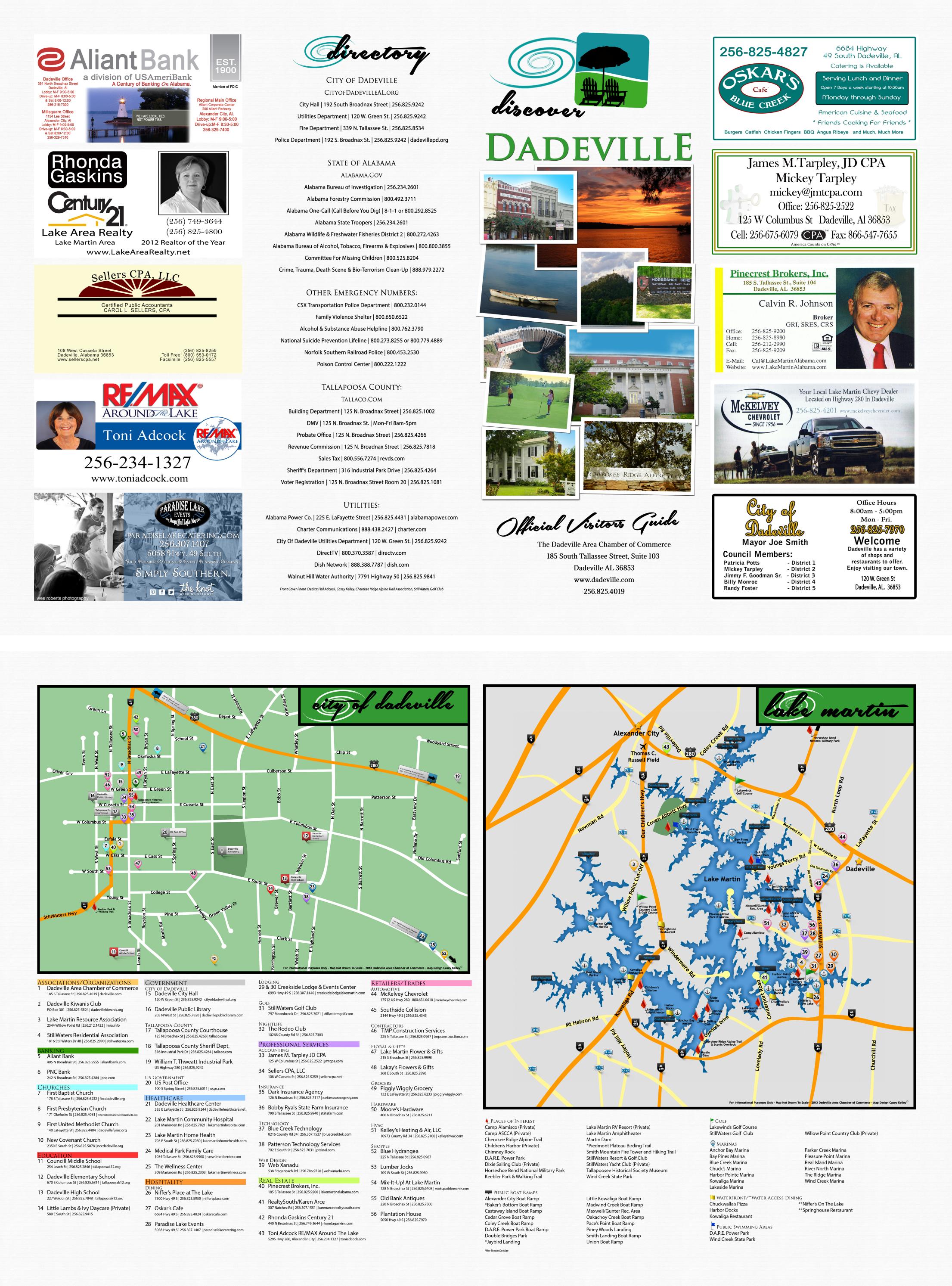 Dadeville Community Map First Edition by lakemartinmap Issuu