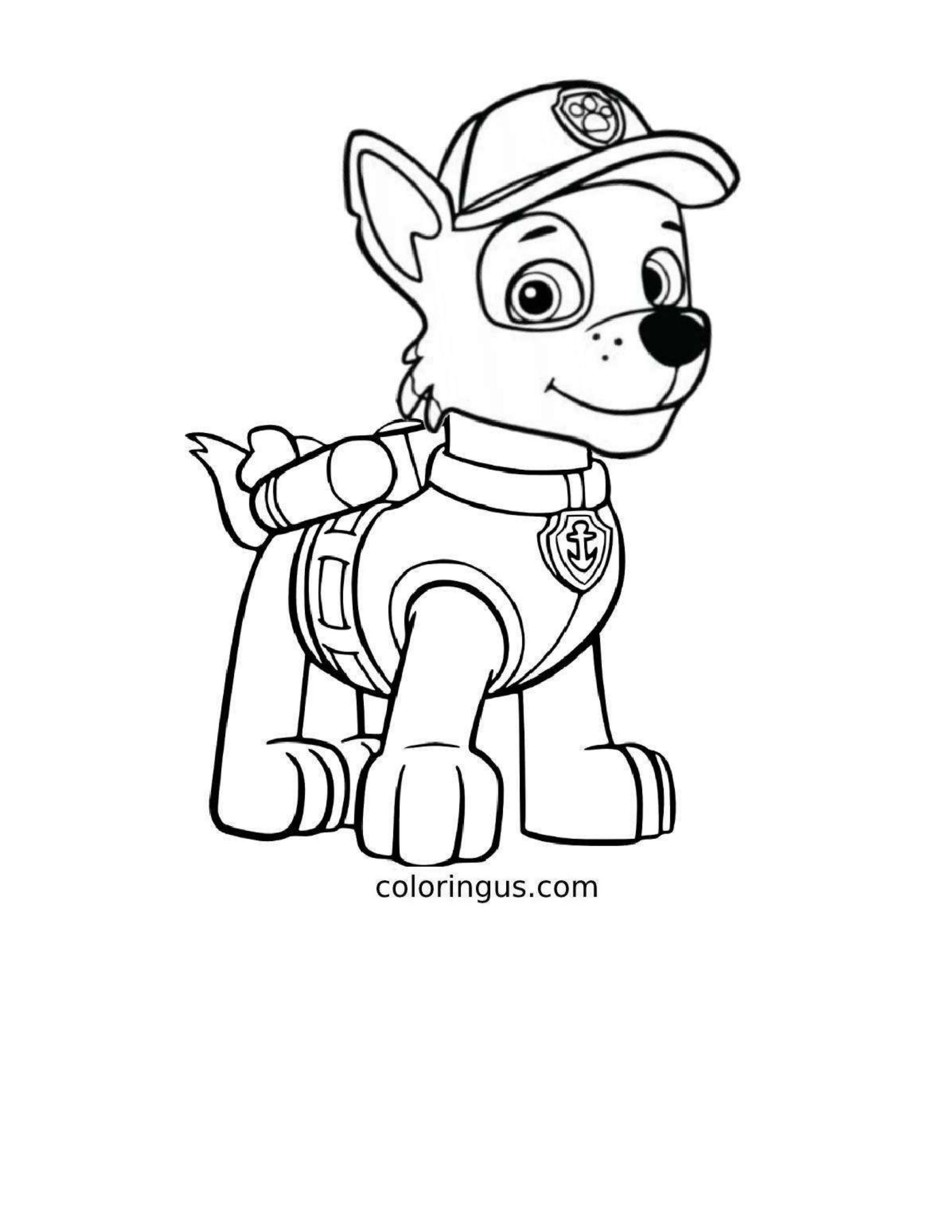 Paw patrol coloring pages by Coloring Pages Issuu