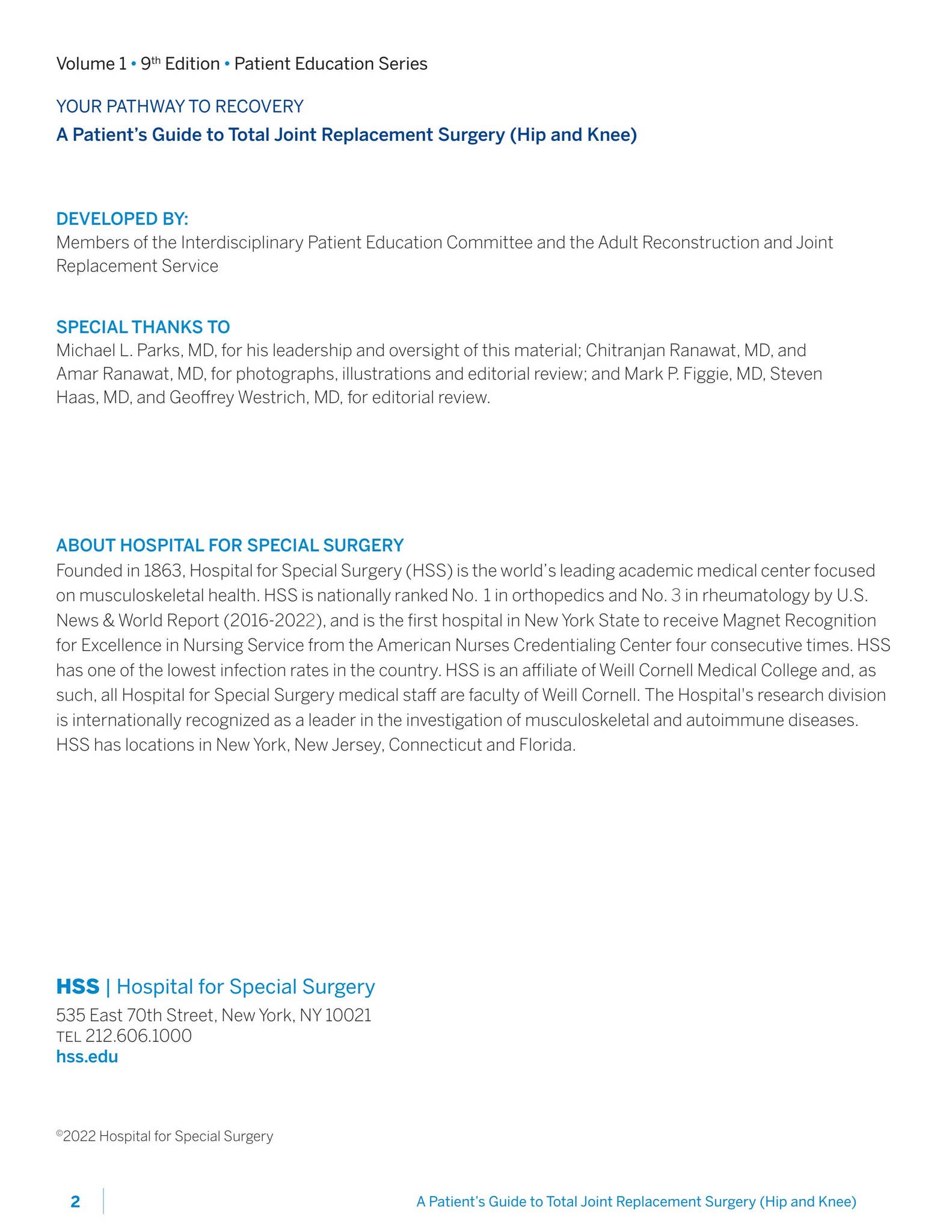 Pathway to Recovery: Patient Guide to Total Joint Replacement (Hip and ...