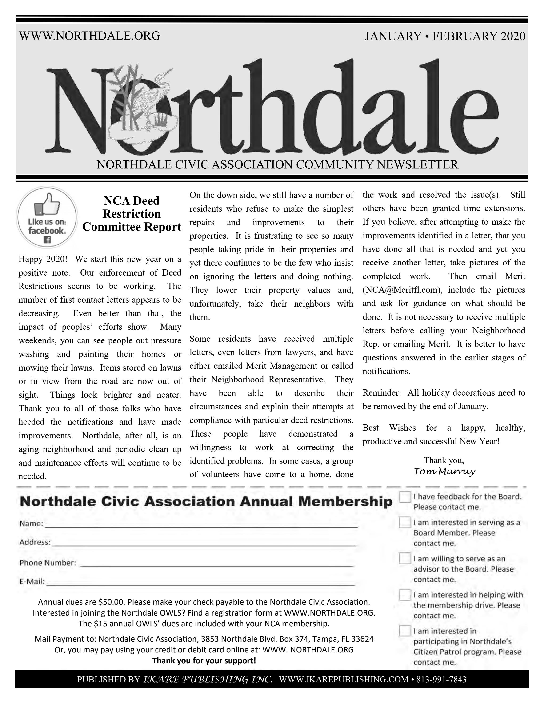 2020 Issue 1 by Northdale Civic Association Issuu