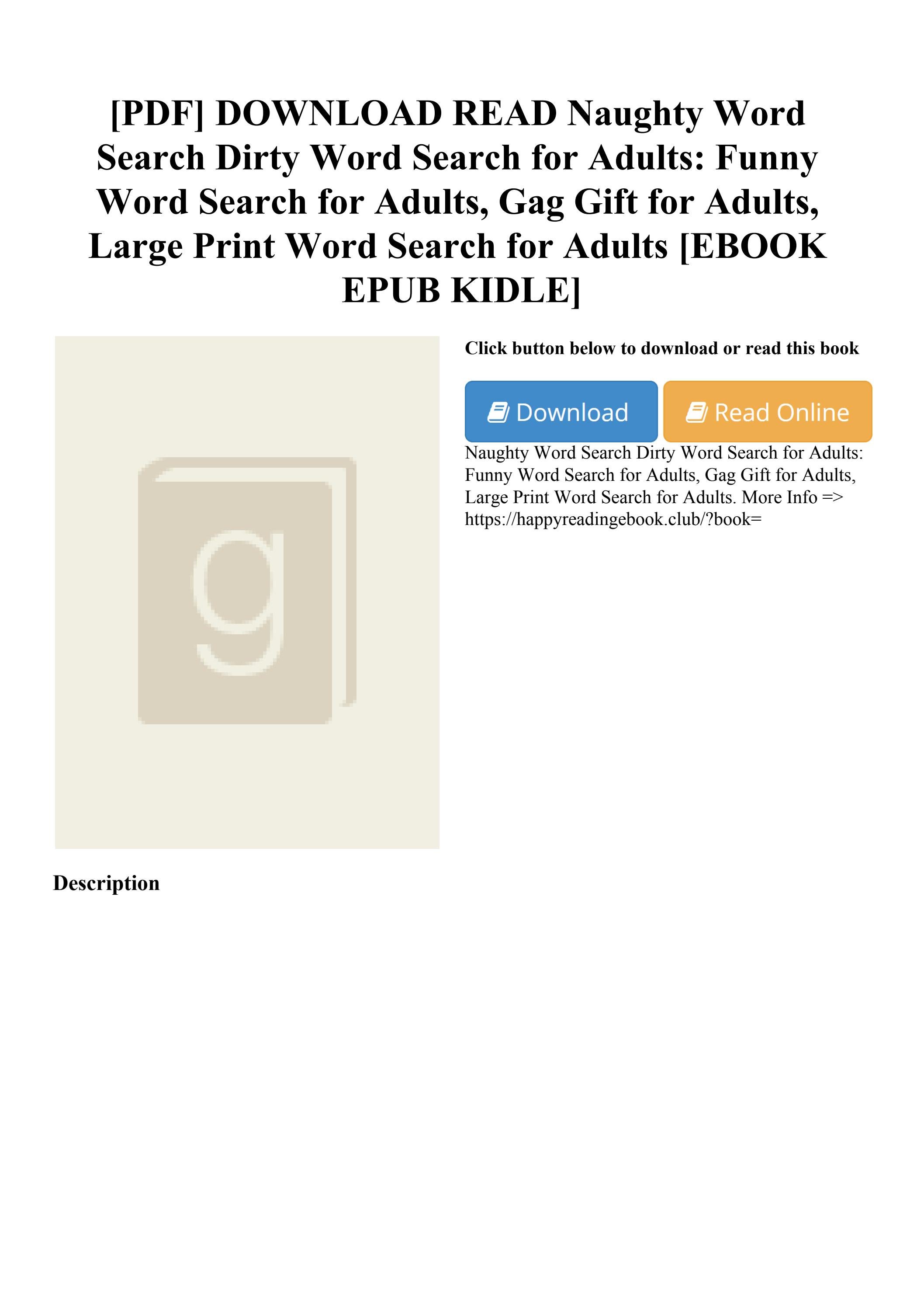 [PDF] DOWNLOAD READ Naughty Word Search Dirty Word Search for Adults ...