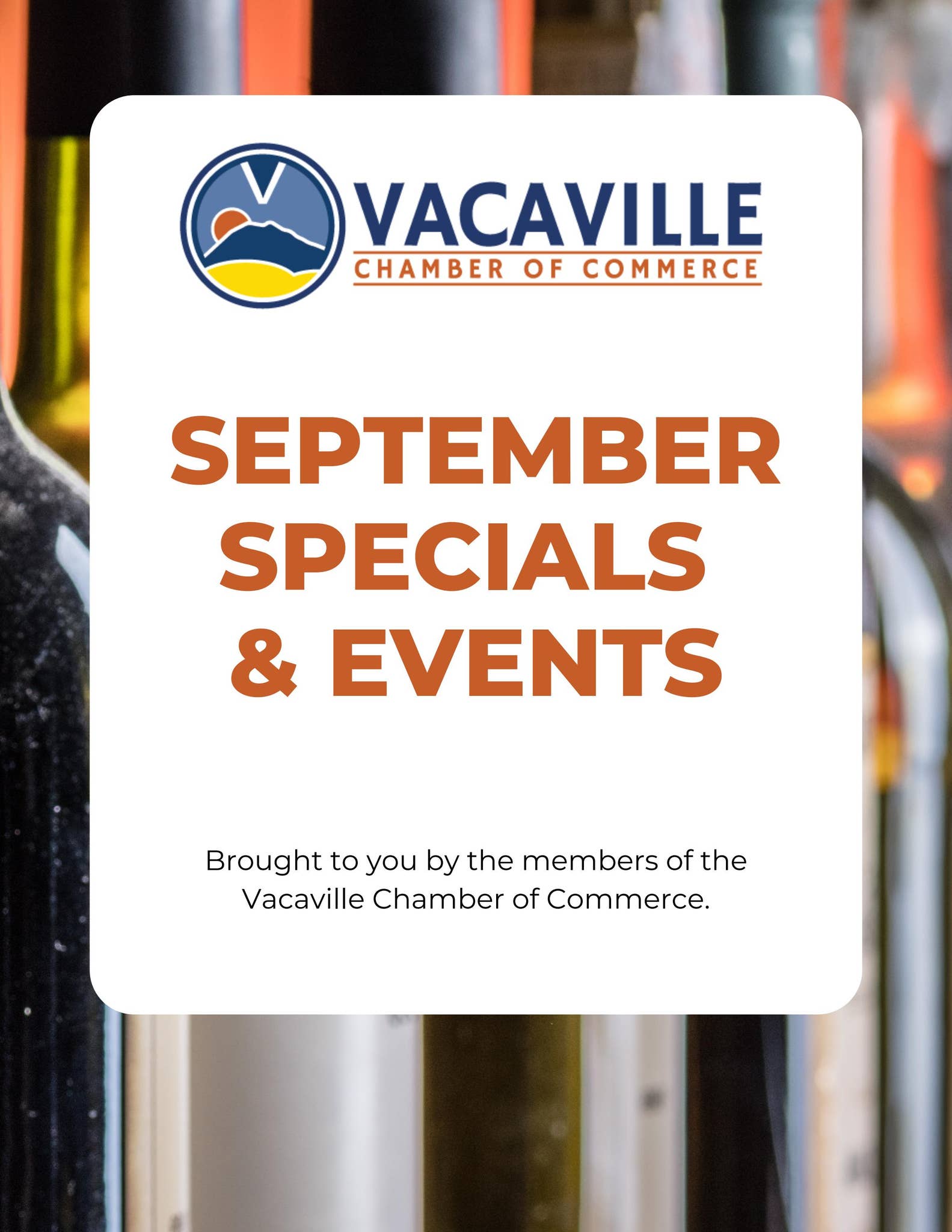 Member Specials & Events: September 2023 by Vacaville Chamber - Issuu