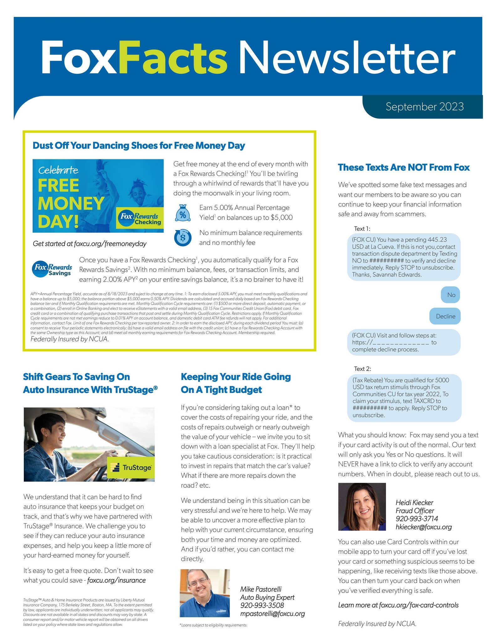 Fox Facts Newsletter - September 2023 by Fox Communities Credit Union ...