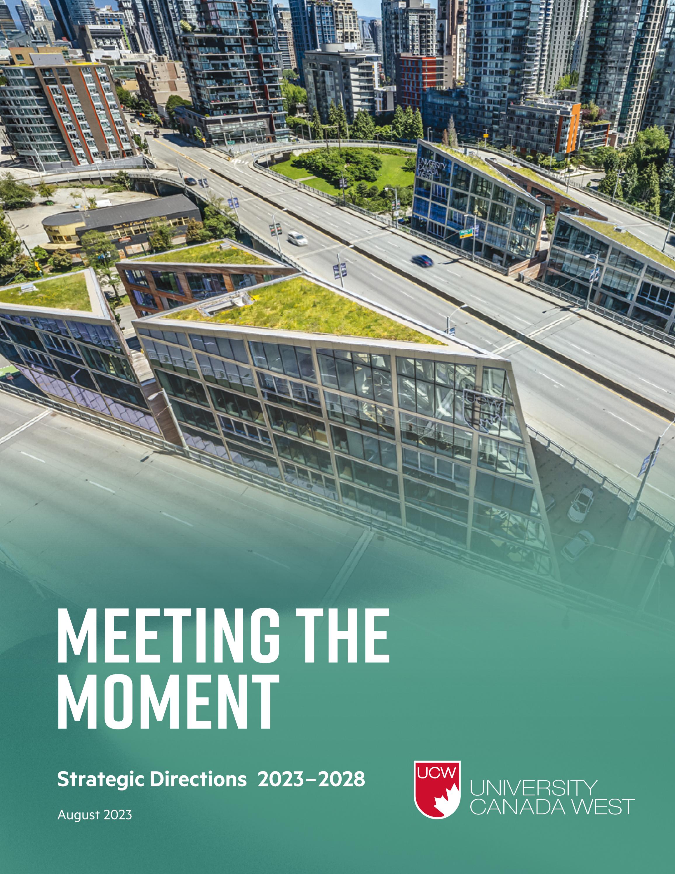 Meeting the Moment Strategic Directions 20232028 by University