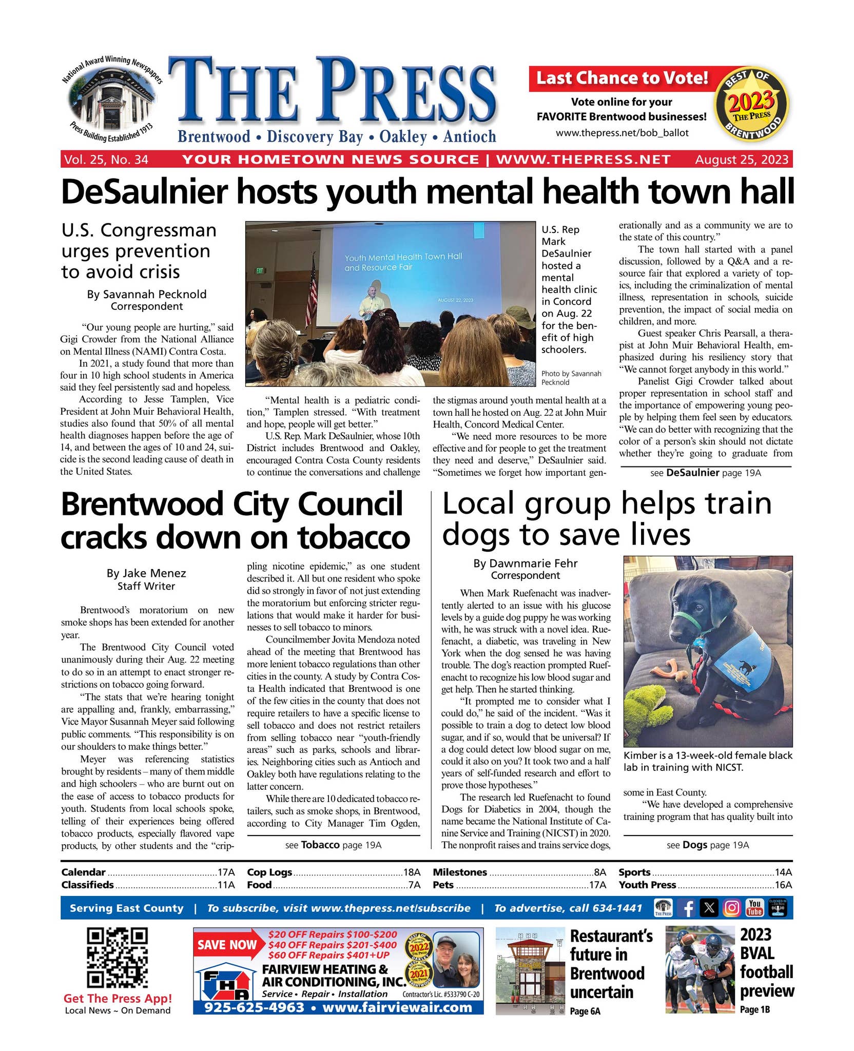 The Press 08.25.2023 by Brentwood Press & Publishing - Issuu