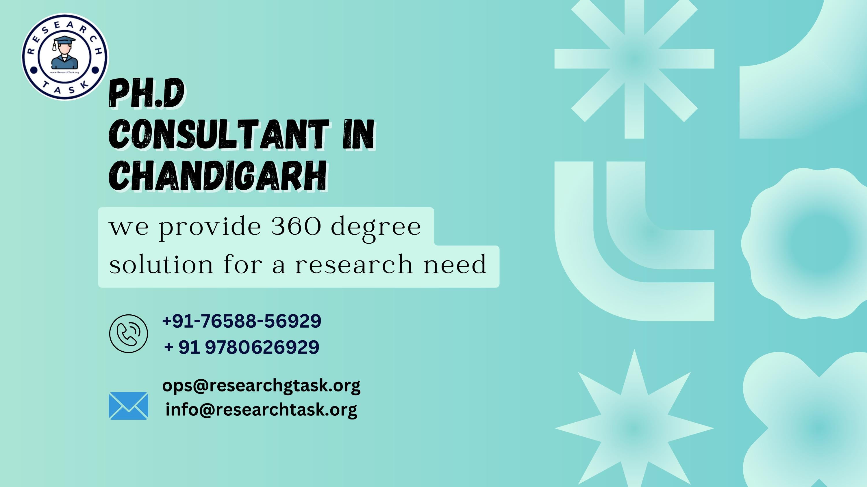 Best PHD Consultant in Chandigarh by Research Task PHD Dissertation