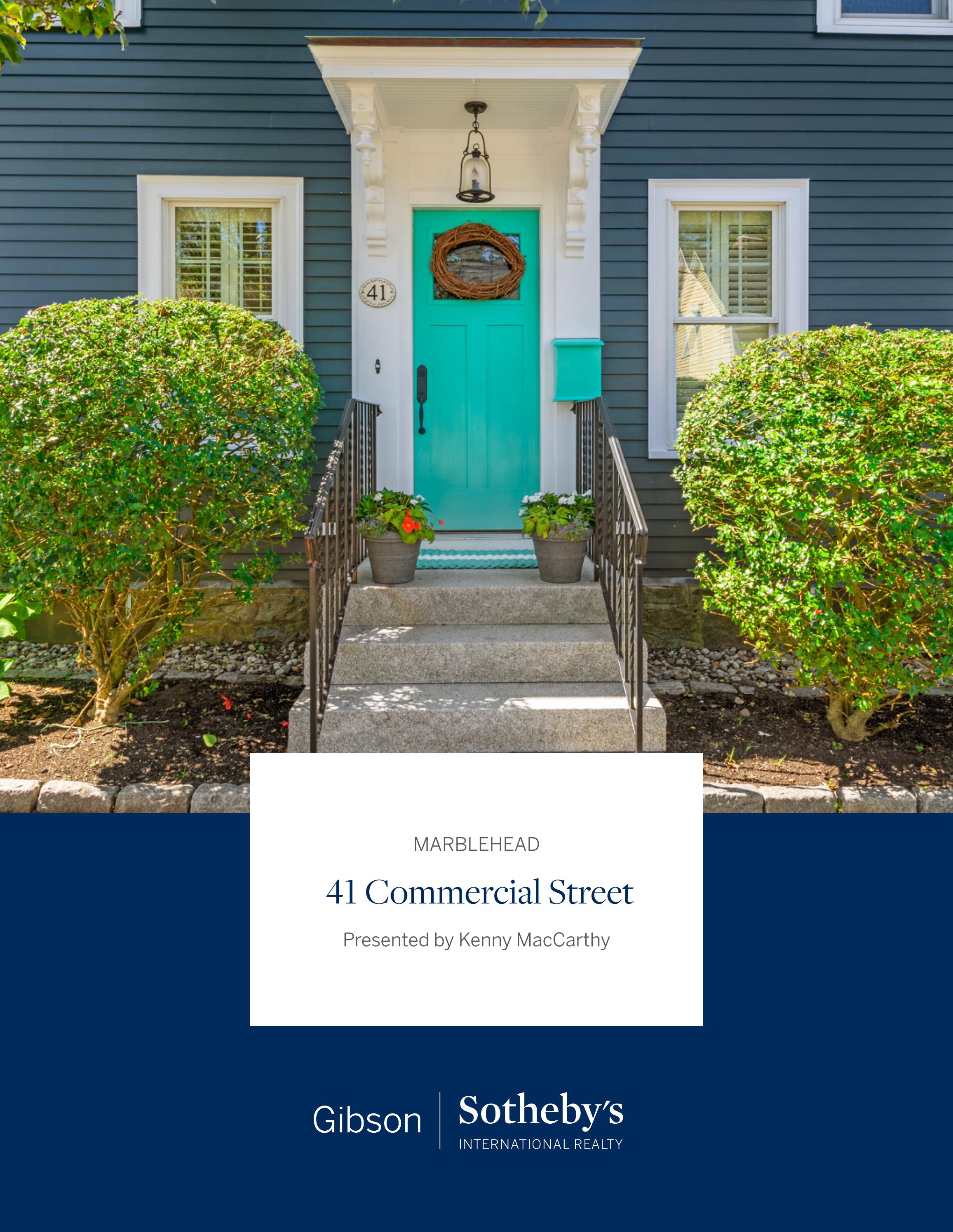 Introducing 41 Commercial Street, Marblehead by Gibson Sotheby's