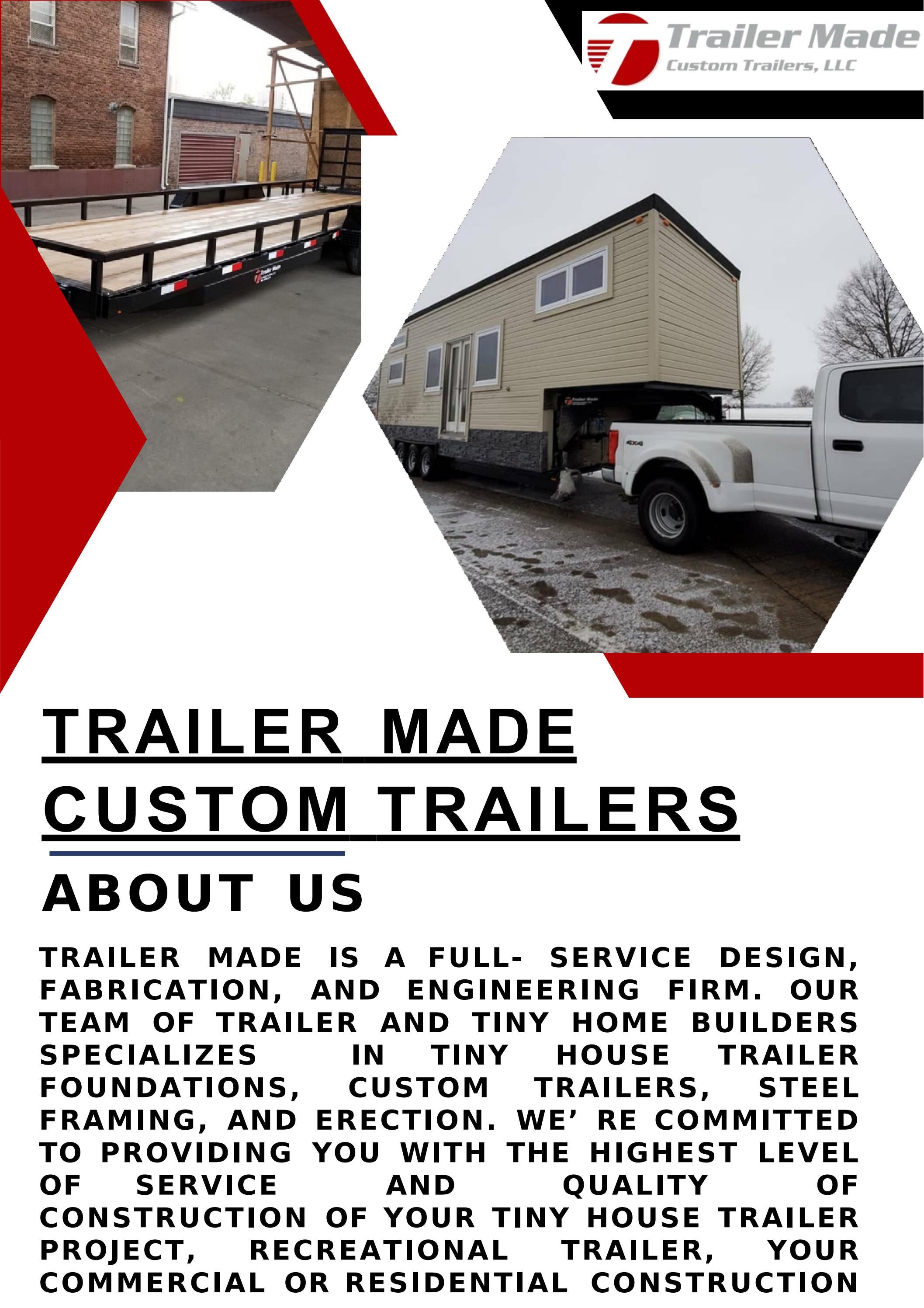 Top Choice for Custom Trailer Design Trailer Made Custom Trailers by